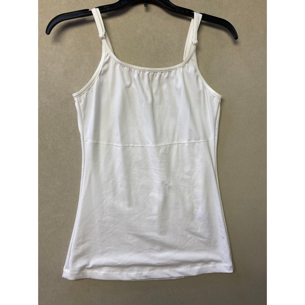 Maidenform White Shapewear Camisole Tank Top Adjustable Straps Size XL 3266